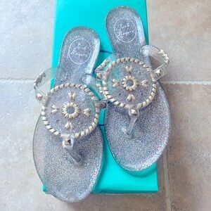 Jack Rogers Sparkle Georgica Jelly Sandals - NEW IN BOX!!! Never worn!